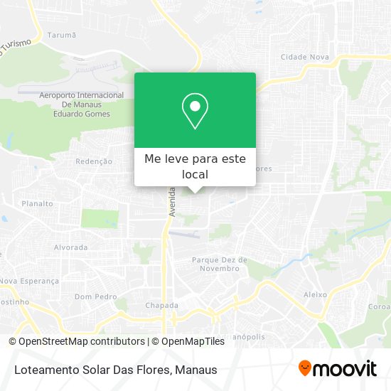Loteamento Solar Das Flores mapa