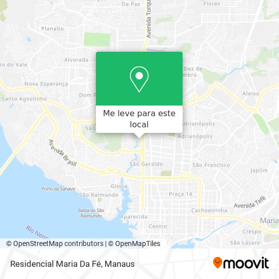 Residencial Maria Da Fé mapa