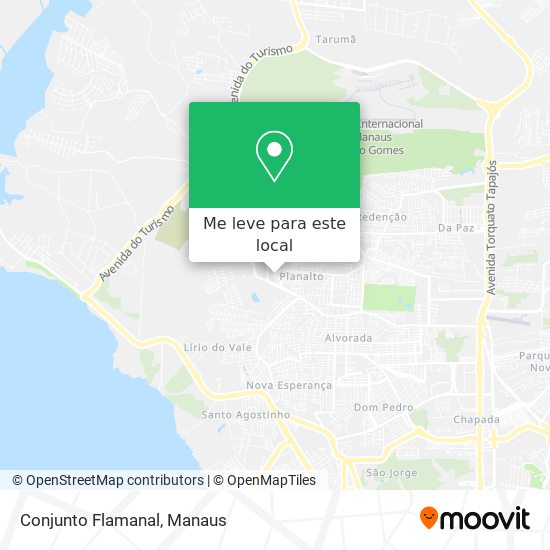 Conjunto Flamanal mapa