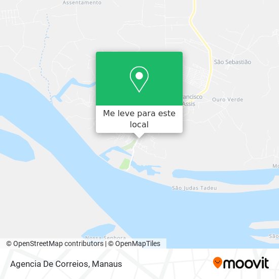 Agencia De Correios mapa