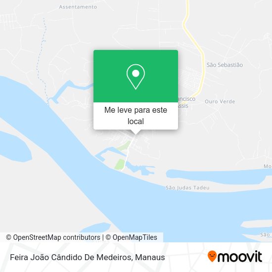 Feira João Cândido De Medeiros mapa