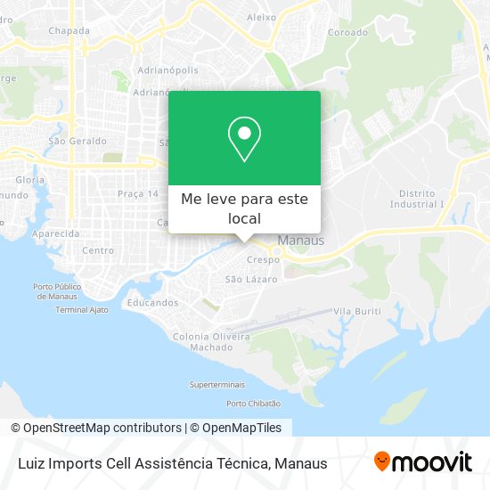 Luiz Imports Cell Assistência Técnica mapa