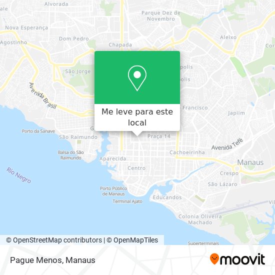 Pague Menos mapa