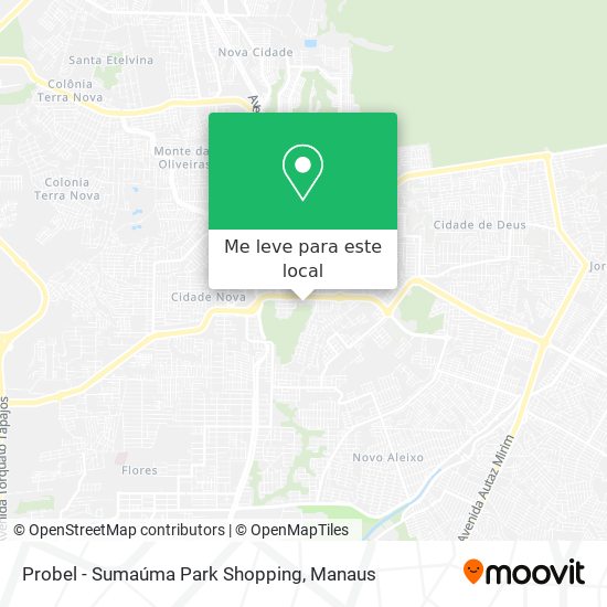 Probel - Sumaúma Park Shopping mapa
