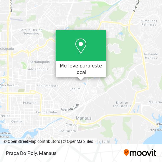 Praça Do Poly mapa