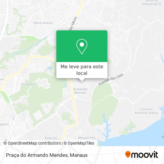Praça do Armando Mendes mapa