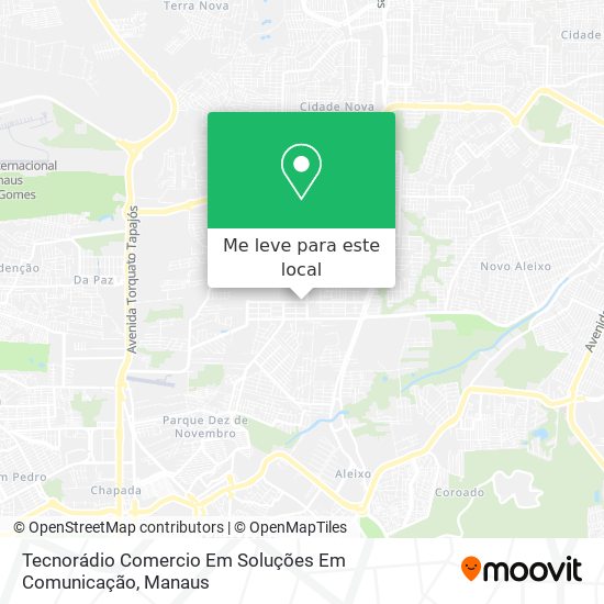 Tecnorádio Comercio Em Soluções Em Comunicação mapa