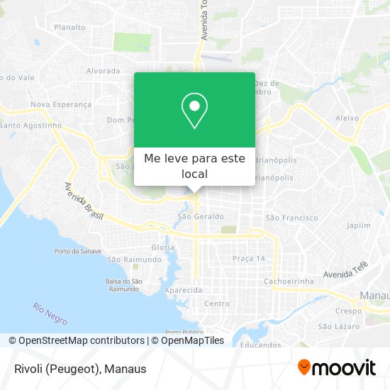 Rivoli (Peugeot) mapa