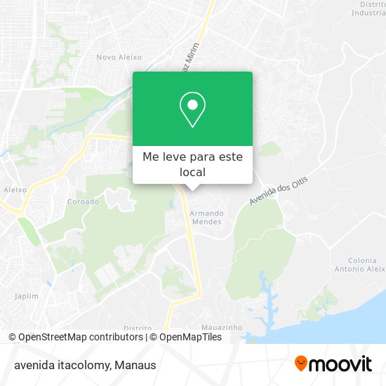avenida itacolomy mapa