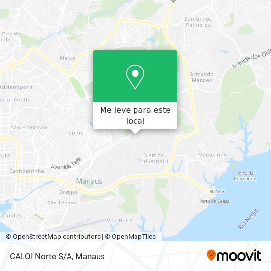 CALOI Norte S/A mapa