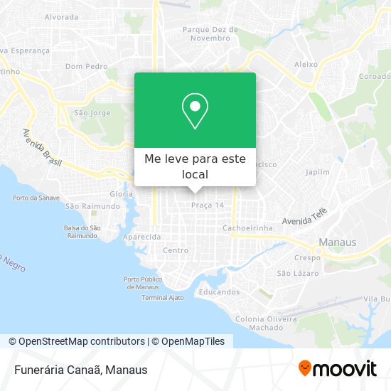 Funerária Canaã mapa