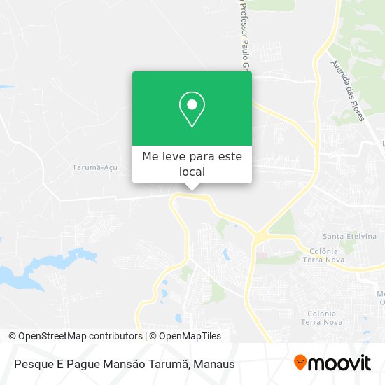 Pesque E Pague Mansão Tarumã mapa
