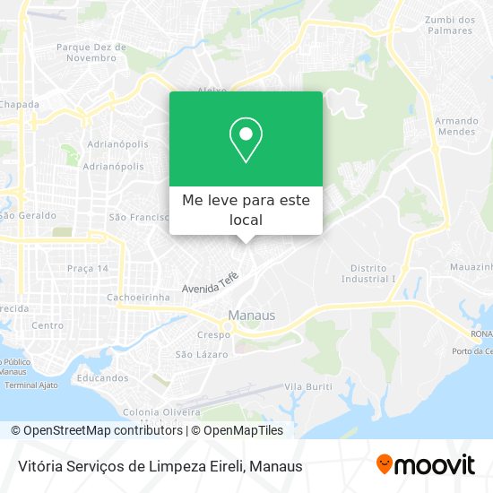 Vitória Serviços de Limpeza Eireli mapa