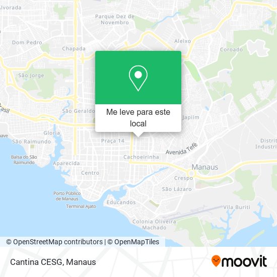 Cantina CESG mapa