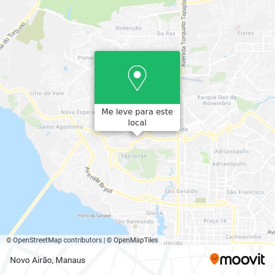 Novo Airão mapa