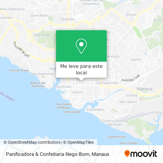 Panificadora & Confeitaria Nego Bom mapa