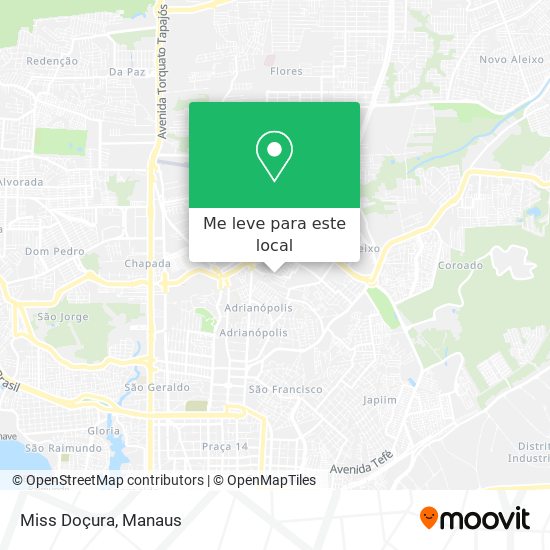 Miss Doçura mapa