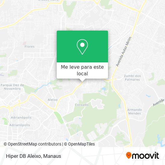Hiper DB Aleixo mapa