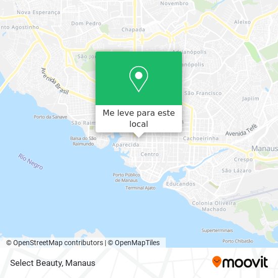 Select Beauty mapa