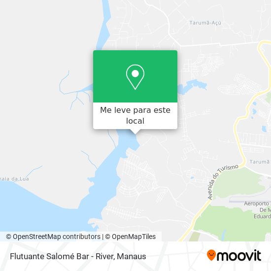 Flutuante Salomé Bar - River mapa