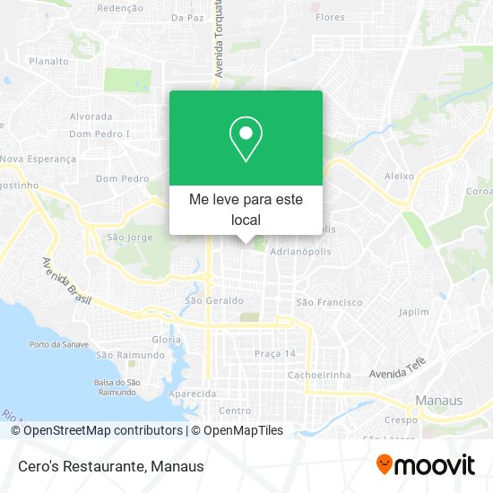 Cero's Restaurante mapa