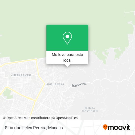 Sítio dos Leles Pereira mapa