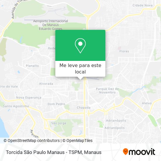 Torcida São Paulo Manaus - TSPM mapa