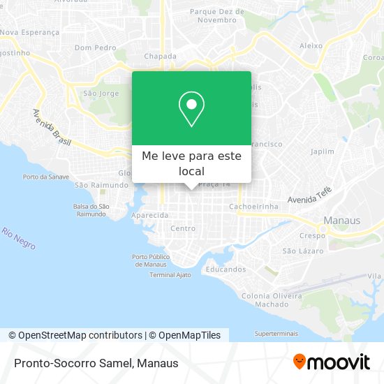 Pronto-Socorro Samel mapa