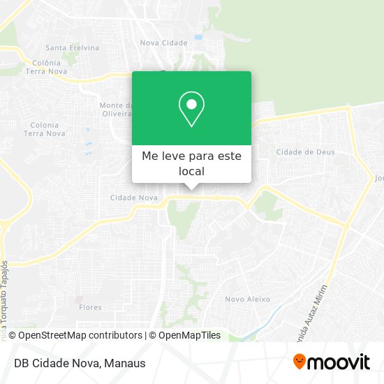 DB Cidade Nova mapa