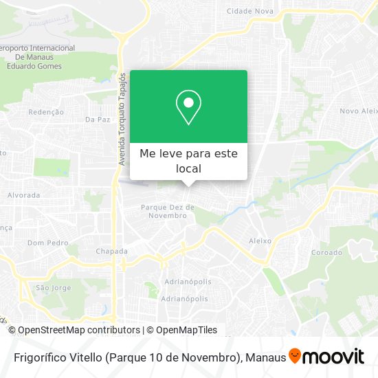 Frigorífico Vitello (Parque 10 de Novembro) mapa