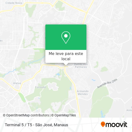 Terminal 5 / T5 - São José mapa