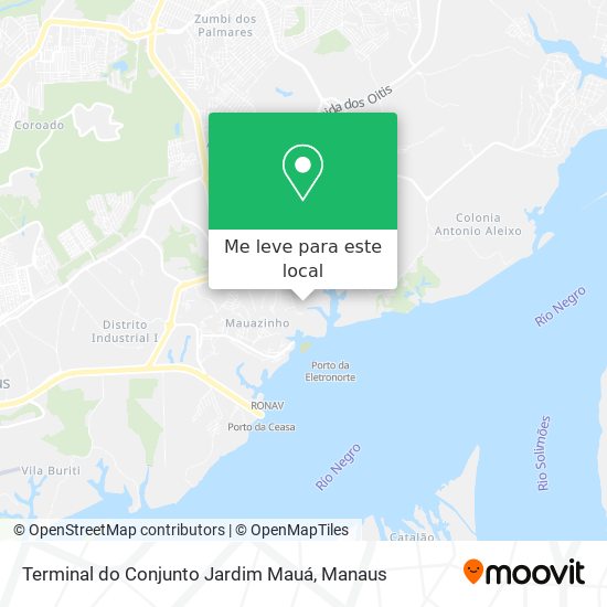 Terminal do Conjunto Jardim Mauá mapa