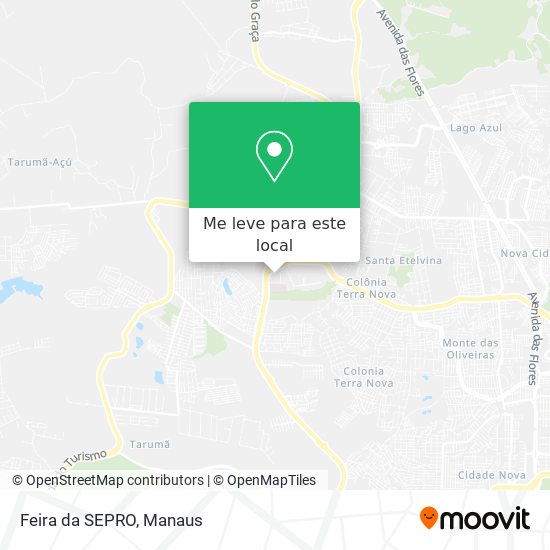 Feira da SEPRO mapa