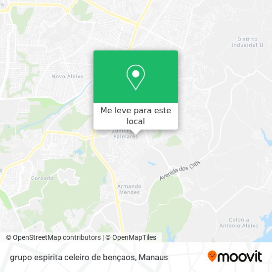 grupo espirita celeiro de bençaos mapa
