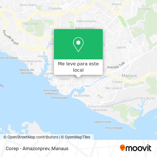 Corep - Amazonprev mapa