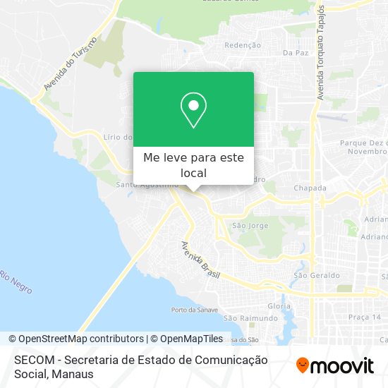 SECOM - Secretaria de Estado de Comunicação Social mapa