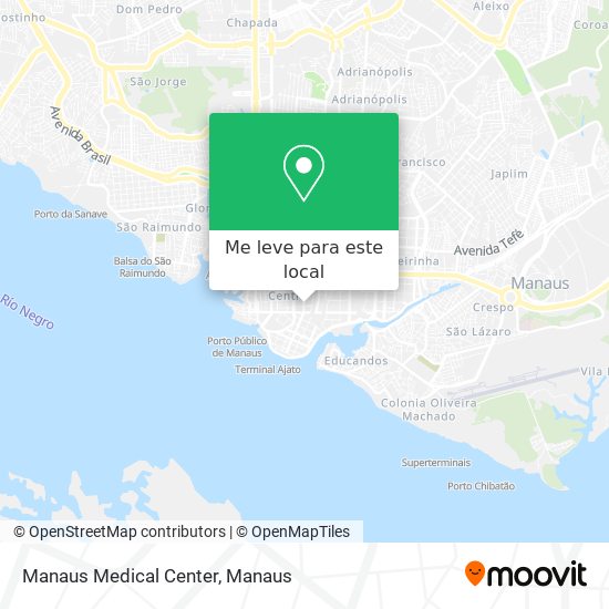 Manaus Medical Center mapa
