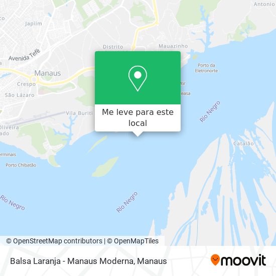 Balsa Laranja - Manaus Moderna mapa