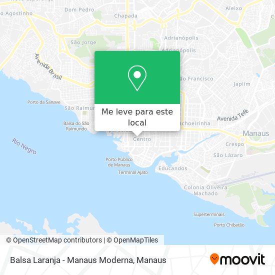 Balsa Laranja - Manaus Moderna mapa