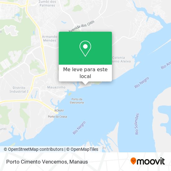 Porto Cimento Vencemos mapa