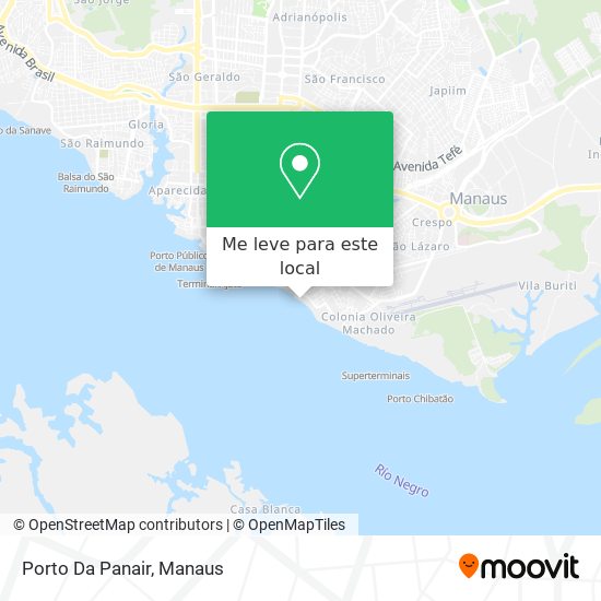 Porto Da Panair mapa