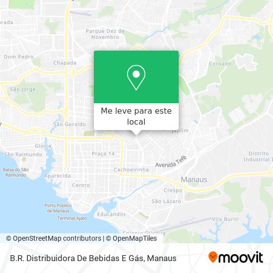 B.R. Distribuidora De Bebidas E Gás mapa