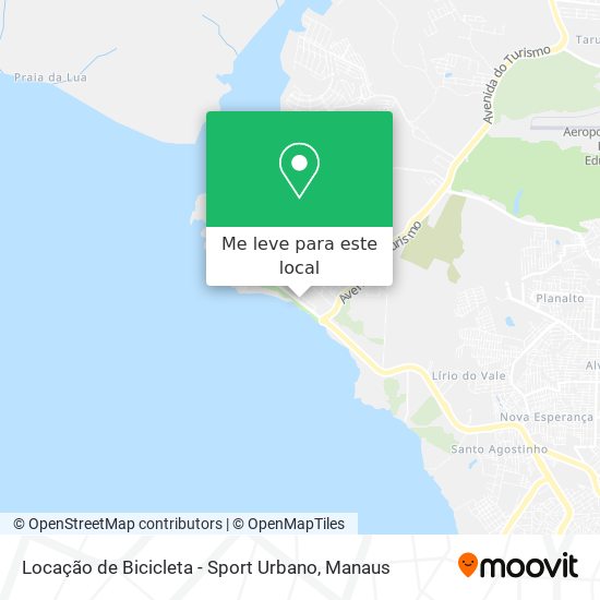 Locação de Bicicleta - Sport Urbano mapa