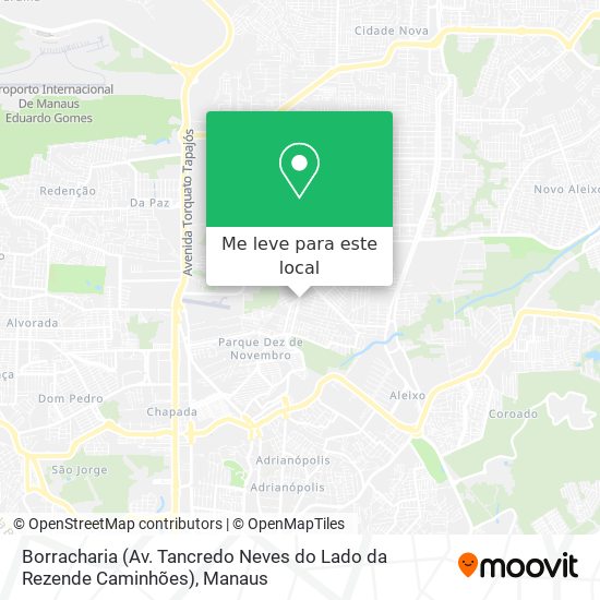 Borracharia (Av. Tancredo Neves do Lado da Rezende Caminhões) mapa