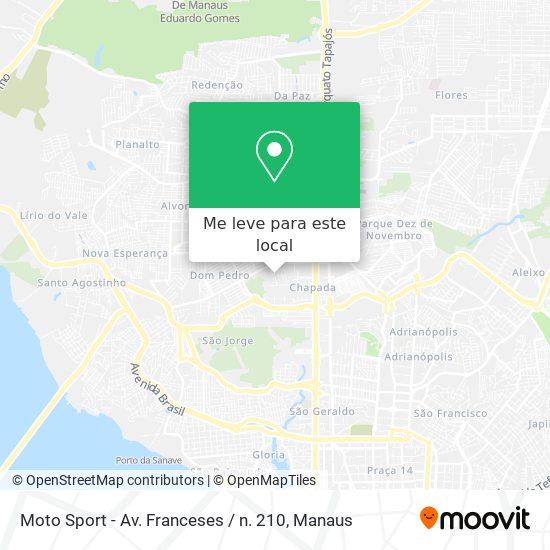 Moto Sport - Av. Franceses / n. 210 mapa
