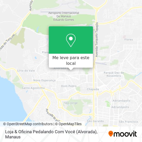 Loja & Oficina Pedalando Com Você (Alvorada) mapa