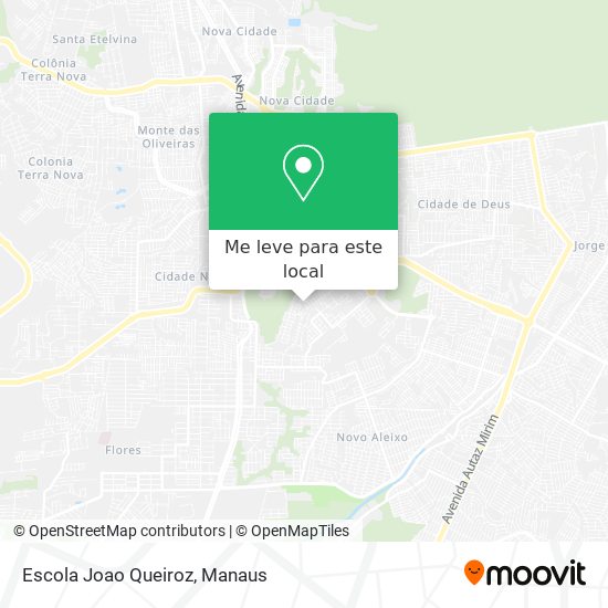 Escola Joao Queiroz mapa