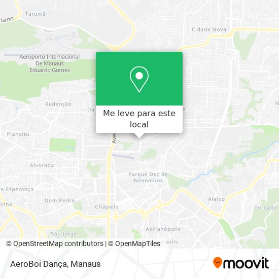 AeroBoi Dança mapa
