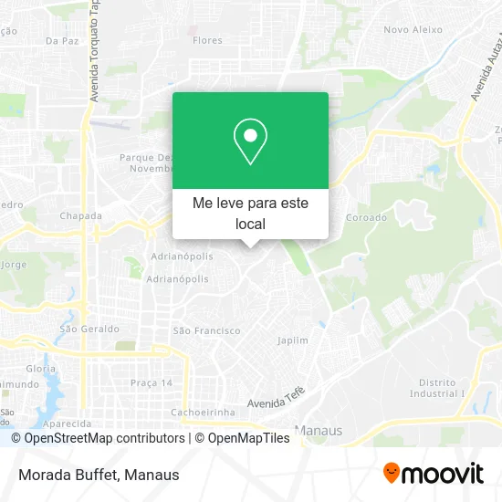 Morada Buffet mapa