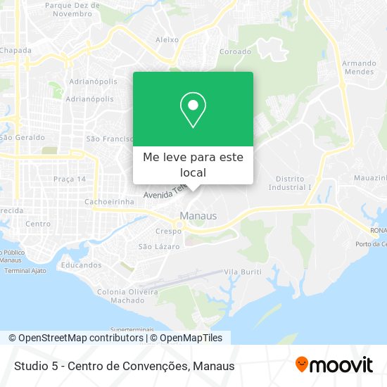 Studio 5 - Centro de Convenções mapa